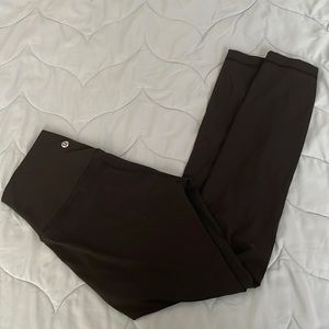 Black lululemon leggings - size 4